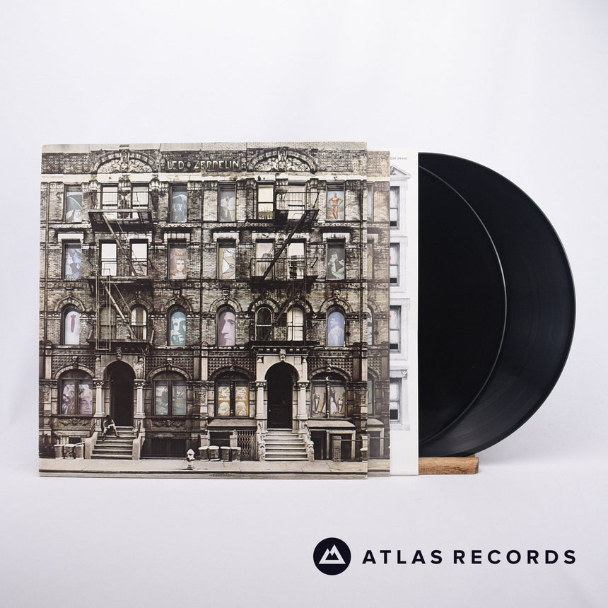 Led Zeppelin Physical Graffiti 2 x LP Vinyl Record - Front Cover & Record