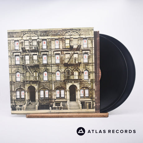Led Zeppelin Physical Graffiti Double LP Vinyl Record - Front Cover & Record