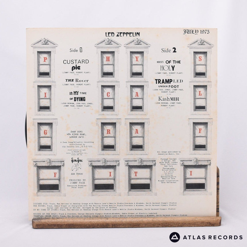 Led Zeppelin - Physical Graffiti - A1 B5 Double LP Vinyl Record - VG+/VG+