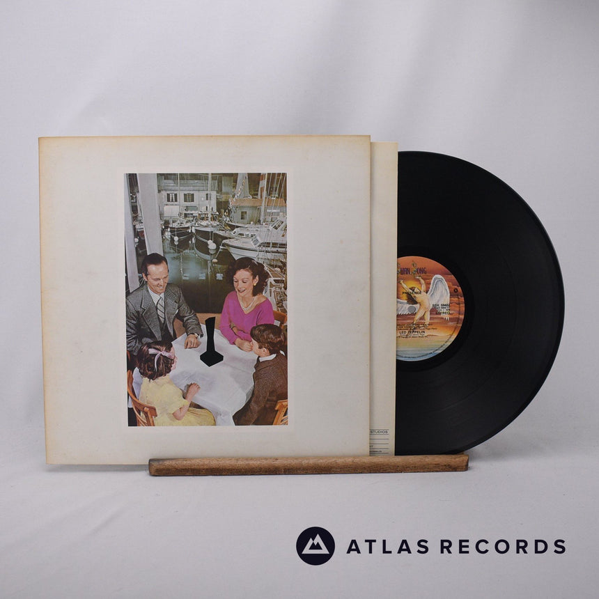 Led Zeppelin Presence LP Vinyl Record - Front Cover & Record