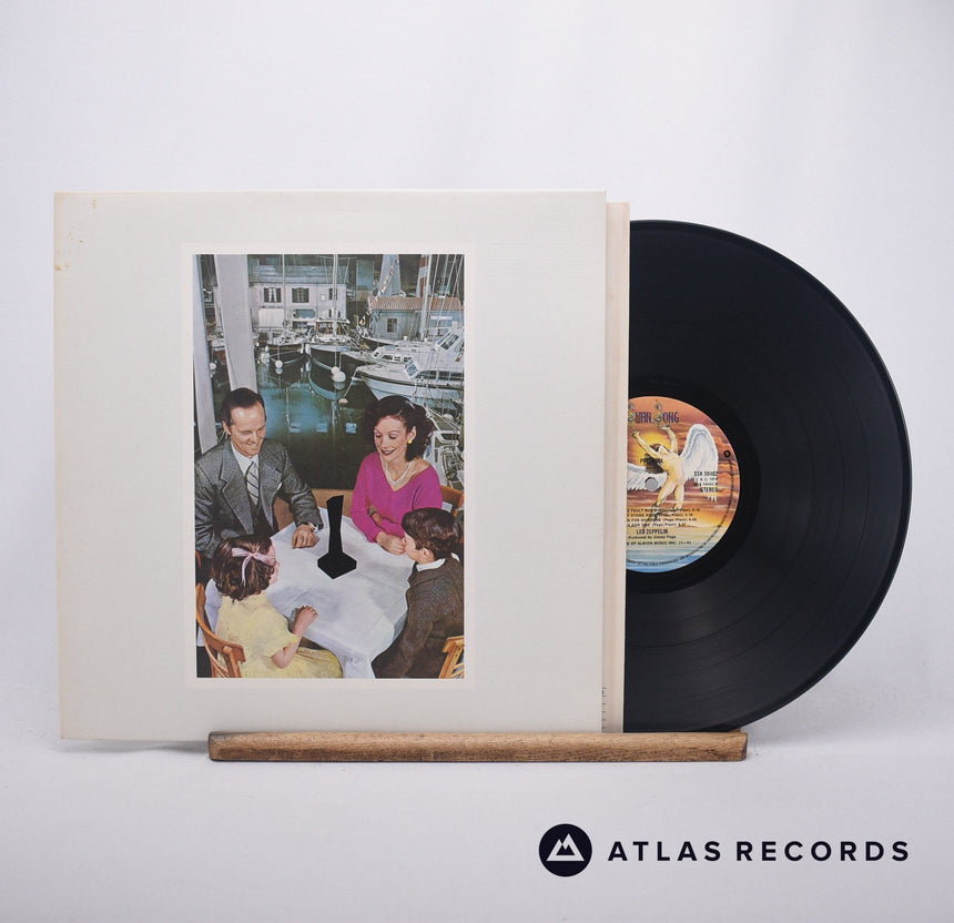 Led Zeppelin Presence LP Vinyl Record - Front Cover & Record