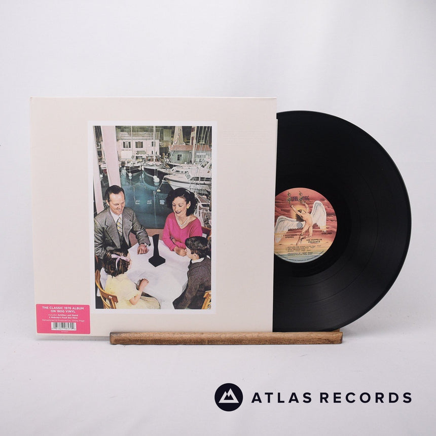 Led Zeppelin Presence LP Vinyl Record - Front Cover & Record