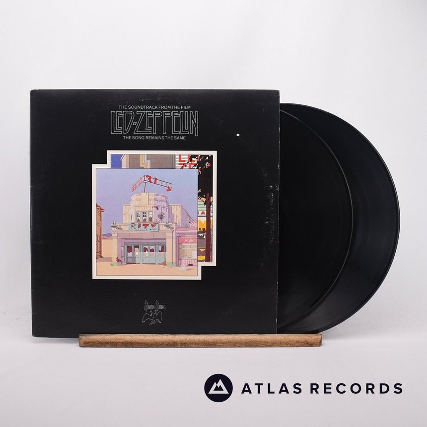 Led Zeppelin The Soundtrack From The Film The Song Remains The Same 2 x LP Vinyl Record - Front Cover & Record