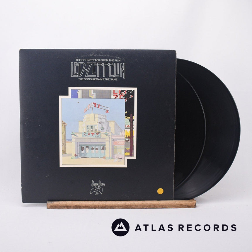 Led Zeppelin The Soundtrack From The Film The Song Remains The Same 2 x LP Vinyl Record - Front Cover & Record