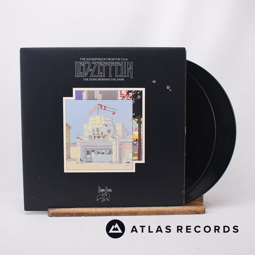 Led Zeppelin The Soundtrack From The Film The Song Remains The Same 2 x LP Vinyl Record - Front Cover & Record