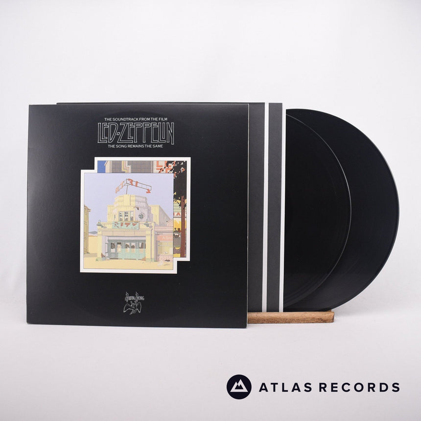 Led Zeppelin The Soundtrack From The Film The Song Remains The Same 2 x LP Vinyl Record - Front Cover & Record