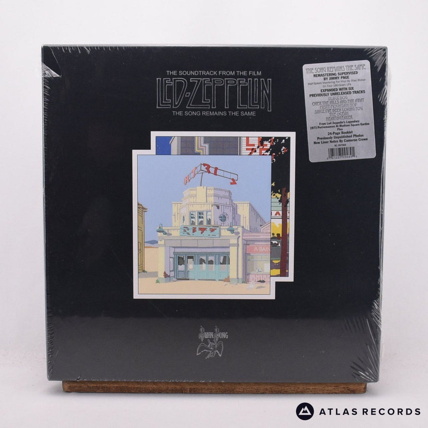 Led Zeppelin The Soundtrack From The Film The Song Remains The Same 4 x LP Vinyl Record - Front Cover & Record