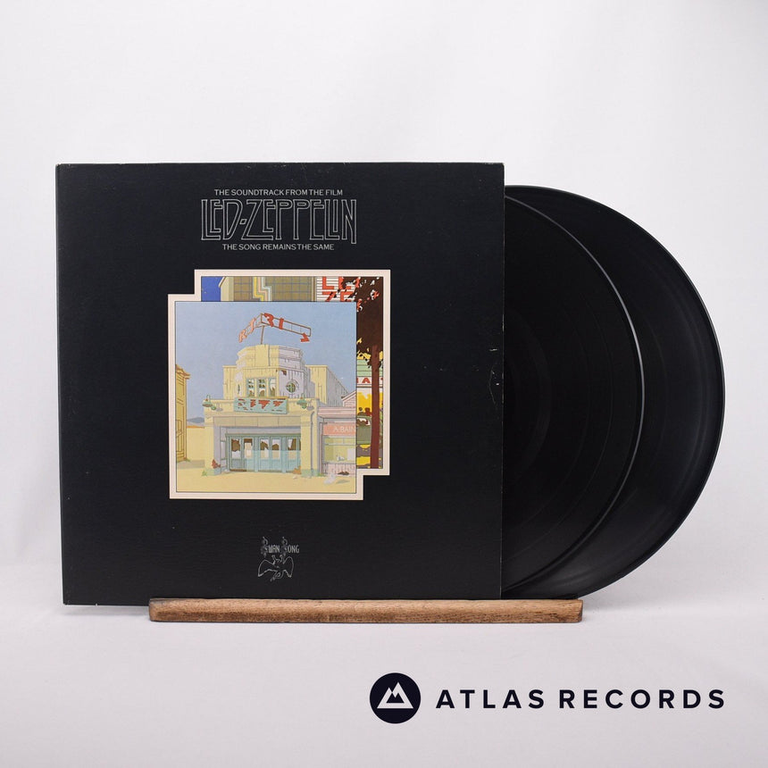 Led Zeppelin The Soundtrack From The Film The Song Remains The Same 2 x LP Vinyl Record - Front Cover & Record