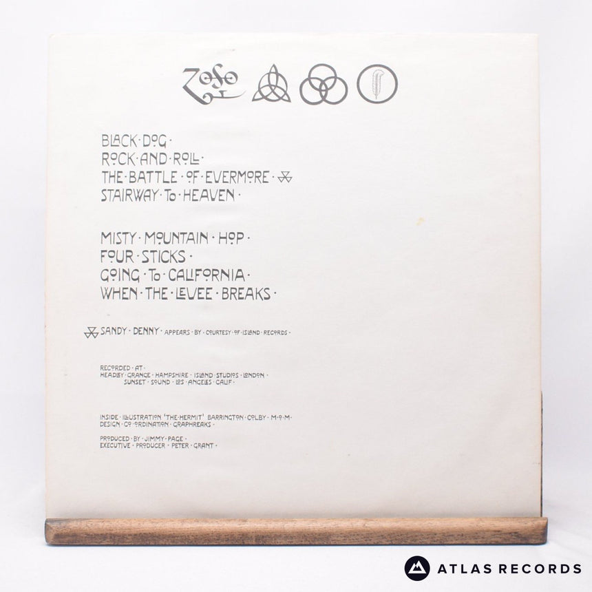 Led Zeppelin - Untitled - Misprint A//3 B//4 PECKO DUCK LP Vinyl Record - VG+/EX
