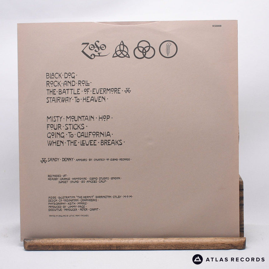 Led Zeppelin - Untitled - Cbs Pressing Gatefold A3 B5 LP Vinyl Record - EX/VG+