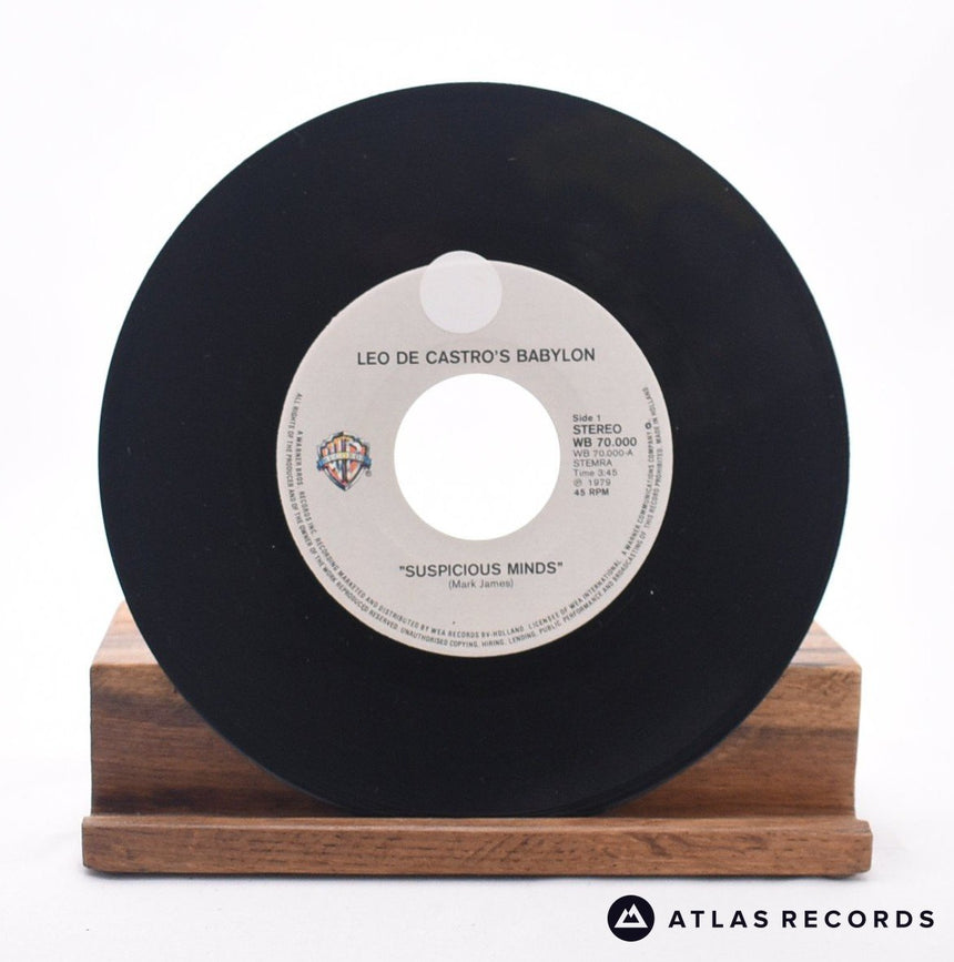 Leo De Castro's Babylon - Suspicious Minds - 7" Vinyl Record - VG+/VG+