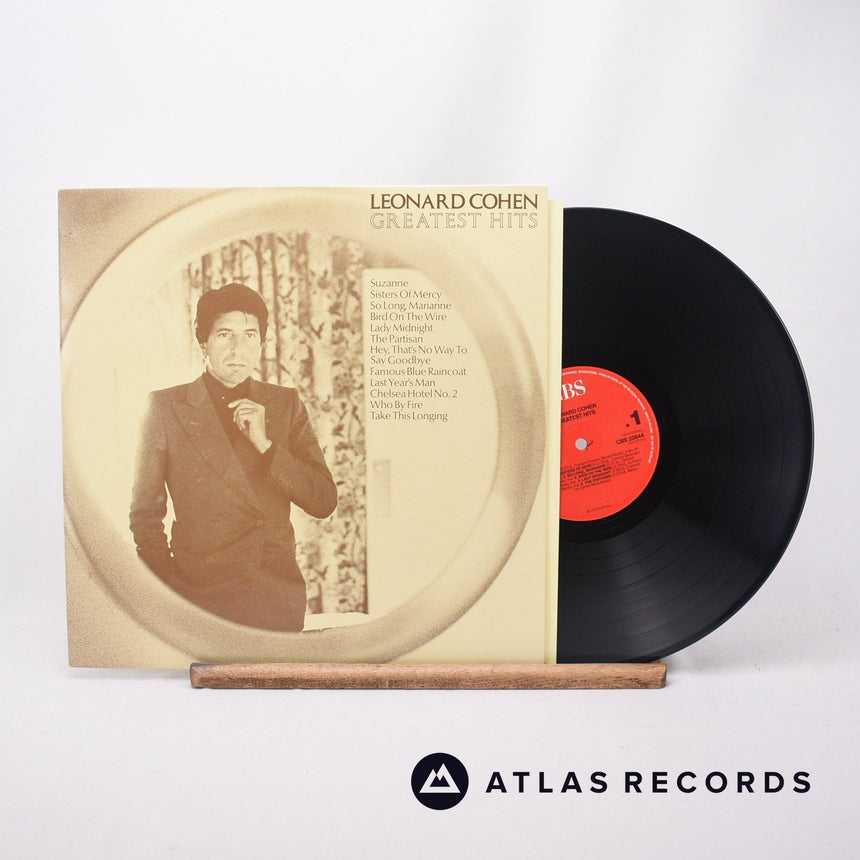 Leonard Cohen Greatest Hits LP Vinyl Record - Front Cover & Record