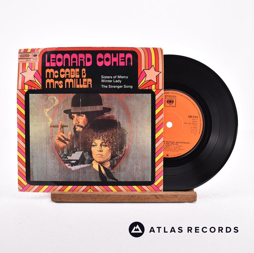 Leonard Cohen McCabe & Mrs Miller 7" Vinyl Record - Front Cover & Record