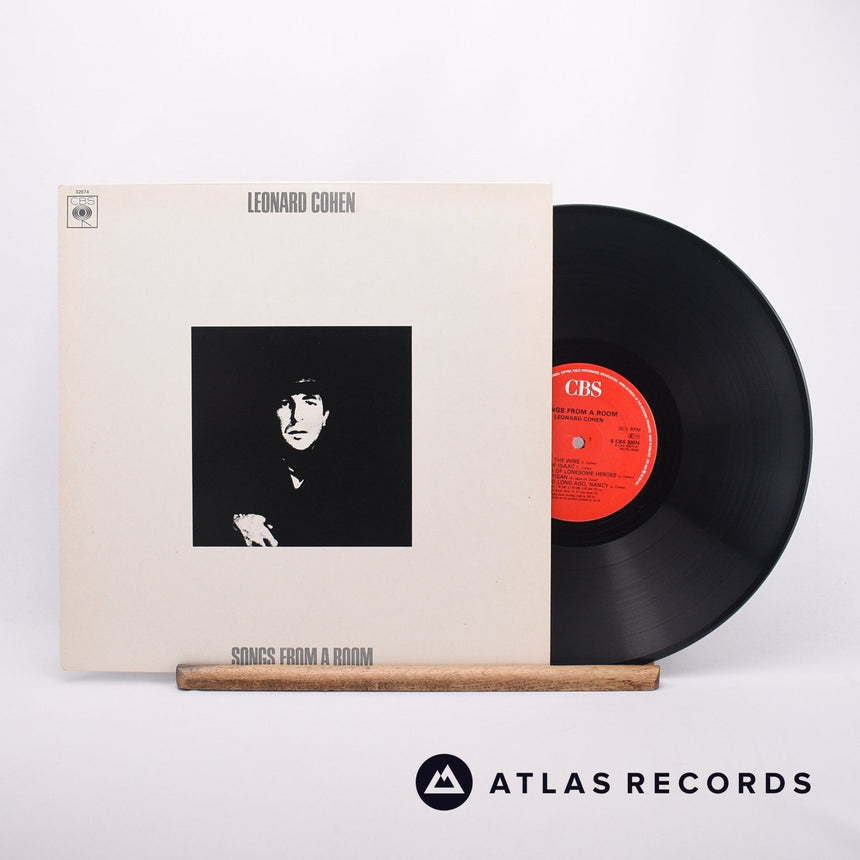 Leonard Cohen Songs From A Room LP Vinyl Record - Front Cover & Record