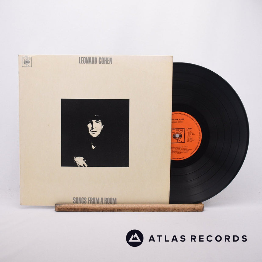 Leonard Cohen Songs From A Room LP Vinyl Record - Front Cover & Record