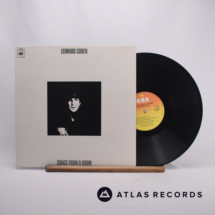 Leonard Cohen Songs From A Room LP Vinyl Record - Front Cover & Record