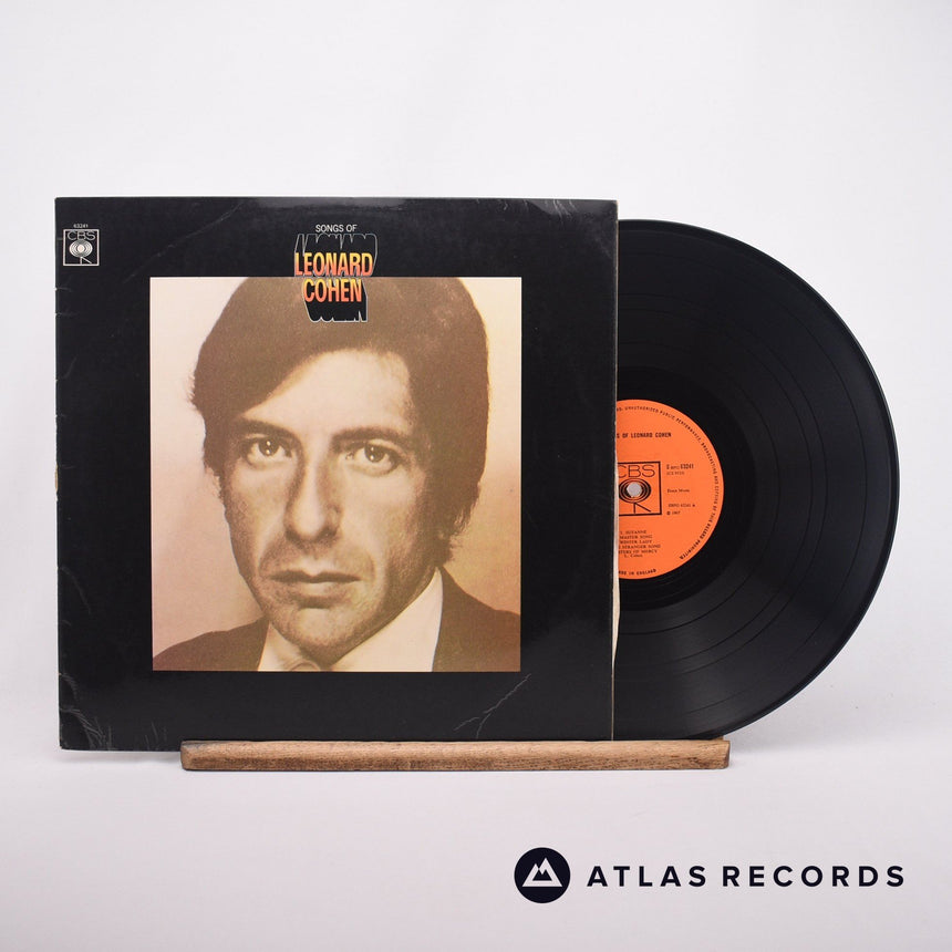 Leonard Cohen Songs Of Leonard Cohen LP Vinyl Record - Front Cover & Record