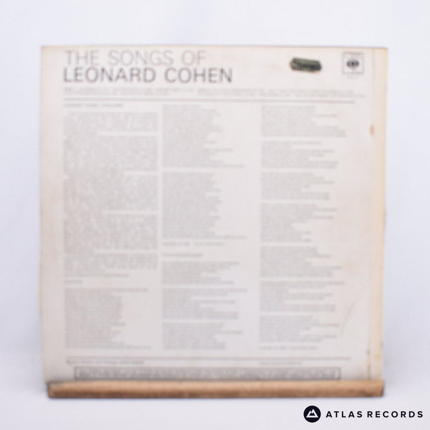 Leonard Cohen - Songs Of Leonard Cohen - A1 B1 LP Vinyl Record - VG+/EX