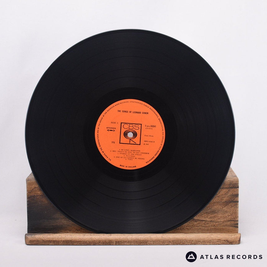 Leonard Cohen - Songs Of Leonard Cohen - A1 B1 LP Vinyl Record - VG+/EX