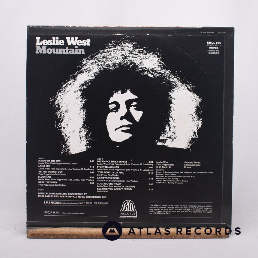 Leslie West - Mountain - Repress A-2 B-2 LP Vinyl Record - EX/EX