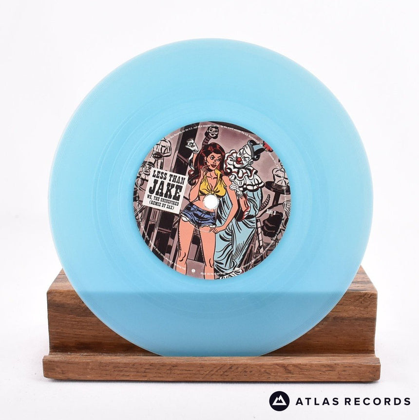 Less Than Jake - P.S. Shock The World - Blue 7" Vinyl Record - NM/NM