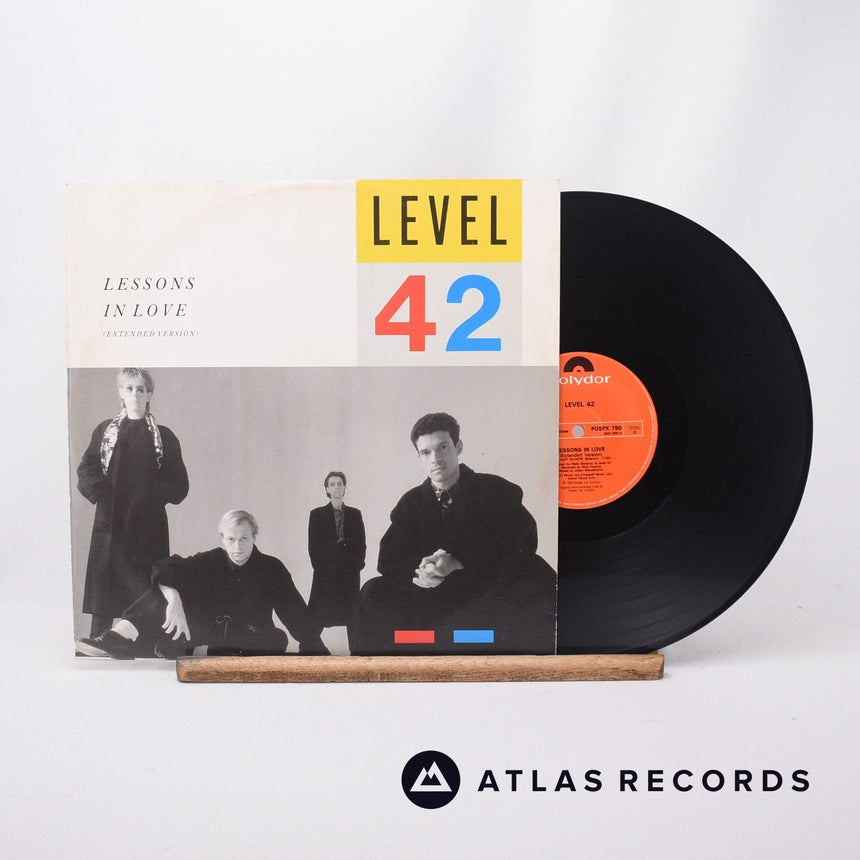 Level 42 Lessons In Love 12" Vinyl Record - Front Cover & Record