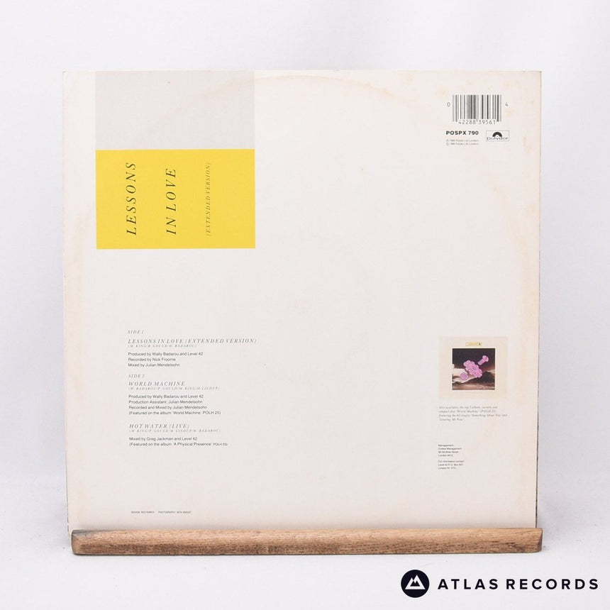 Level 42 - Lessons In Love (Extended Version) - 12" Vinyl Record - VG+/EX