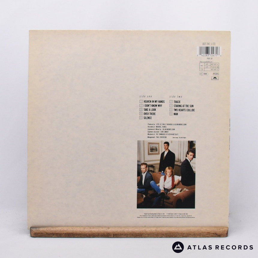 Level 42 - Staring At The Sun - Insert LP Vinyl Record - EX/VG+