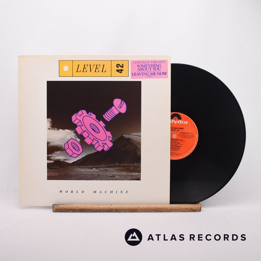 Level 42 World Machine LP Vinyl Record - Front Cover & Record