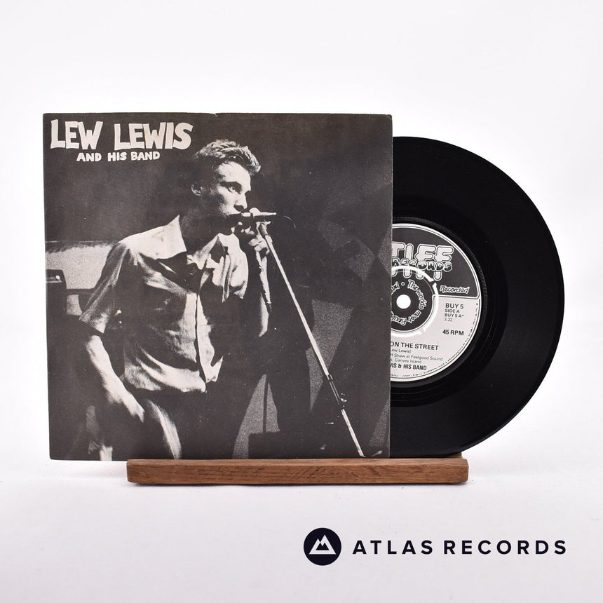 Lew Lewis & His Band Boogie On The Street 7" Vinyl Record - Front Cover & Record