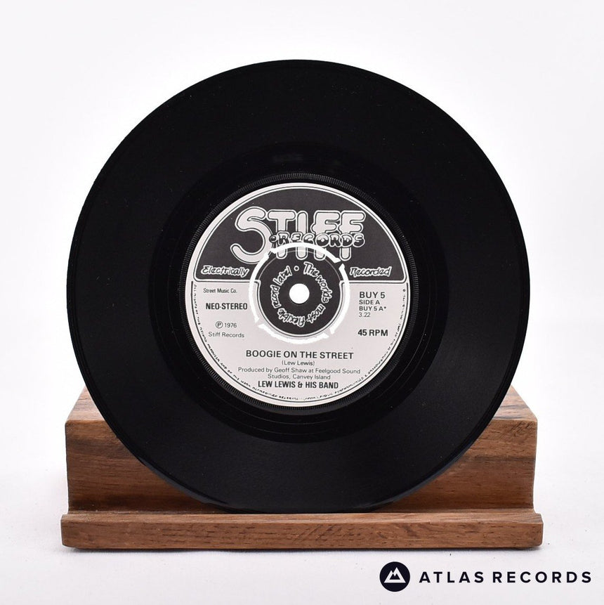 Lew Lewis & His Band - Boogie On The Street - 7" Vinyl Record - VG+/EX