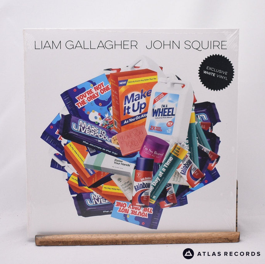 Liam Gallagher Liam Gallagher John Squire LP Vinyl Record - Front Cover & Record