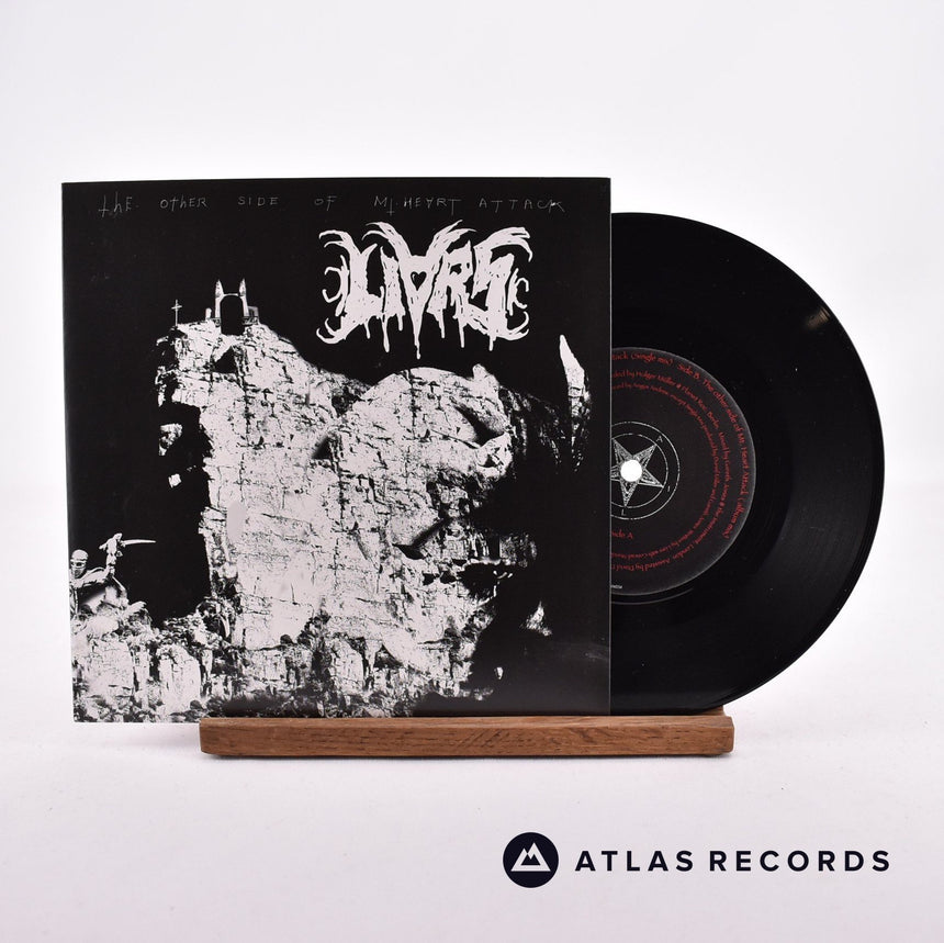 Liars The Other Side Of Mt. Heart Attack 7" Vinyl Record - Front Cover & Record