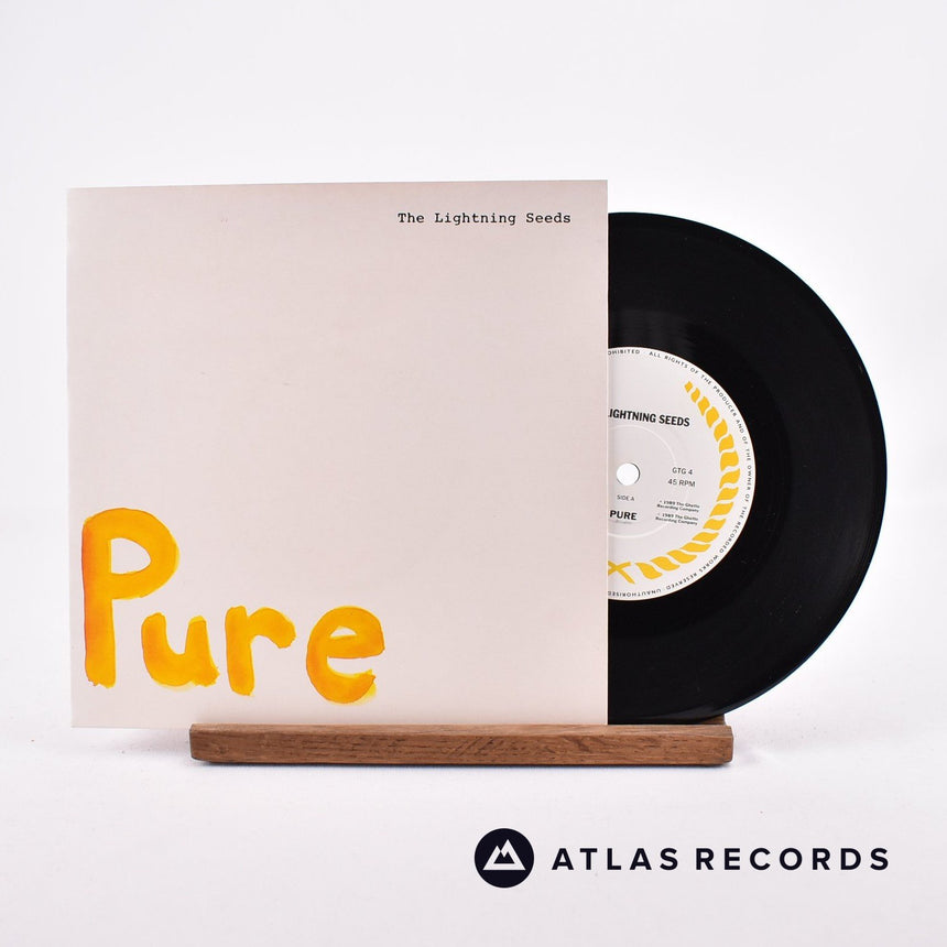 Lightning Seeds Pure 7" Vinyl Record - Front Cover & Record