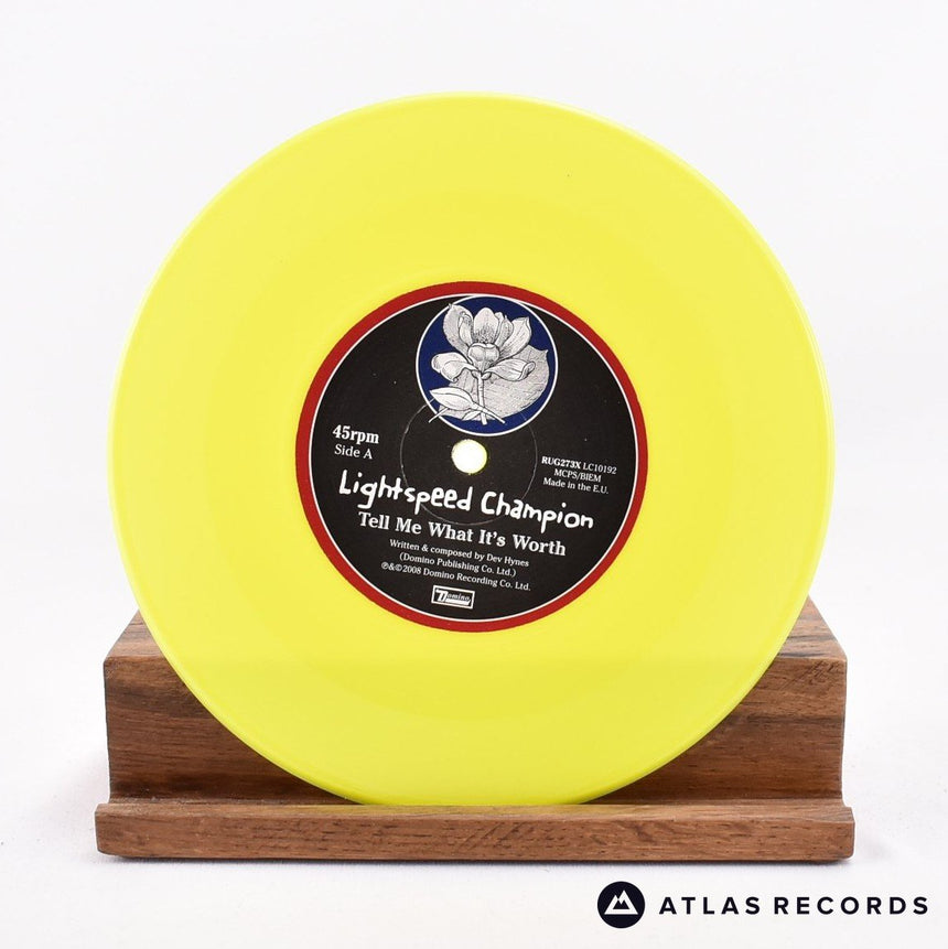 Lightspeed Champion - Tell Me What It's Worth - 7" Vinyl Record - NM/NM