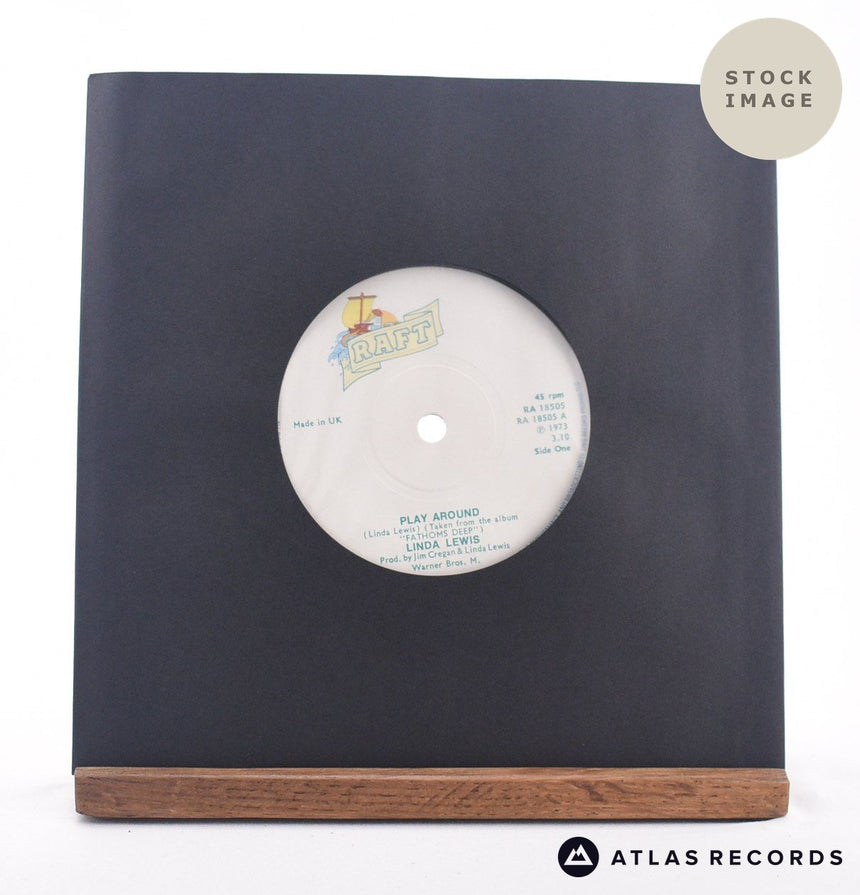 Linda Lewis Play Around 7" Vinyl Record - Sleeve & Record Side-By-Side