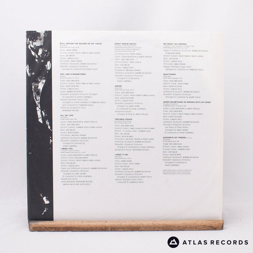 Linda Ronstadt - Cry Like A Rainstorm - Howl Like The Wind - LP Vinyl Record