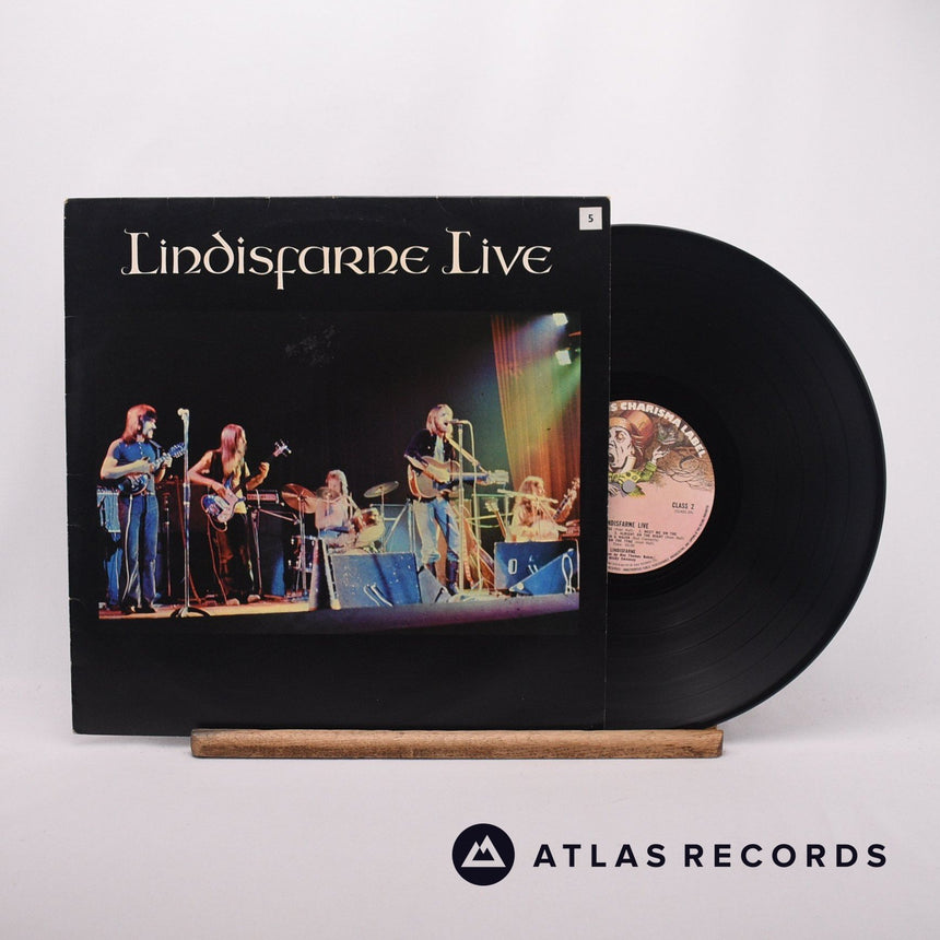 Lindisfarne Lindisfarne Live LP Vinyl Record - Front Cover & Record