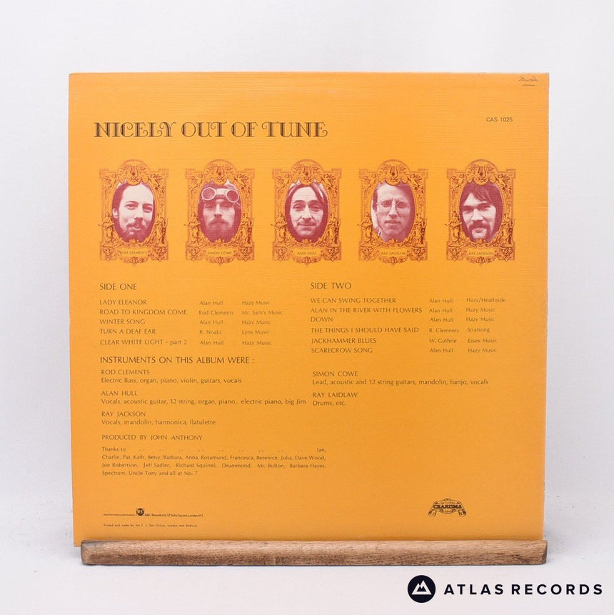 Lindisfarne - Nicely Out Of Tune - A-1 B-1 LP Vinyl Record - EX/VG+