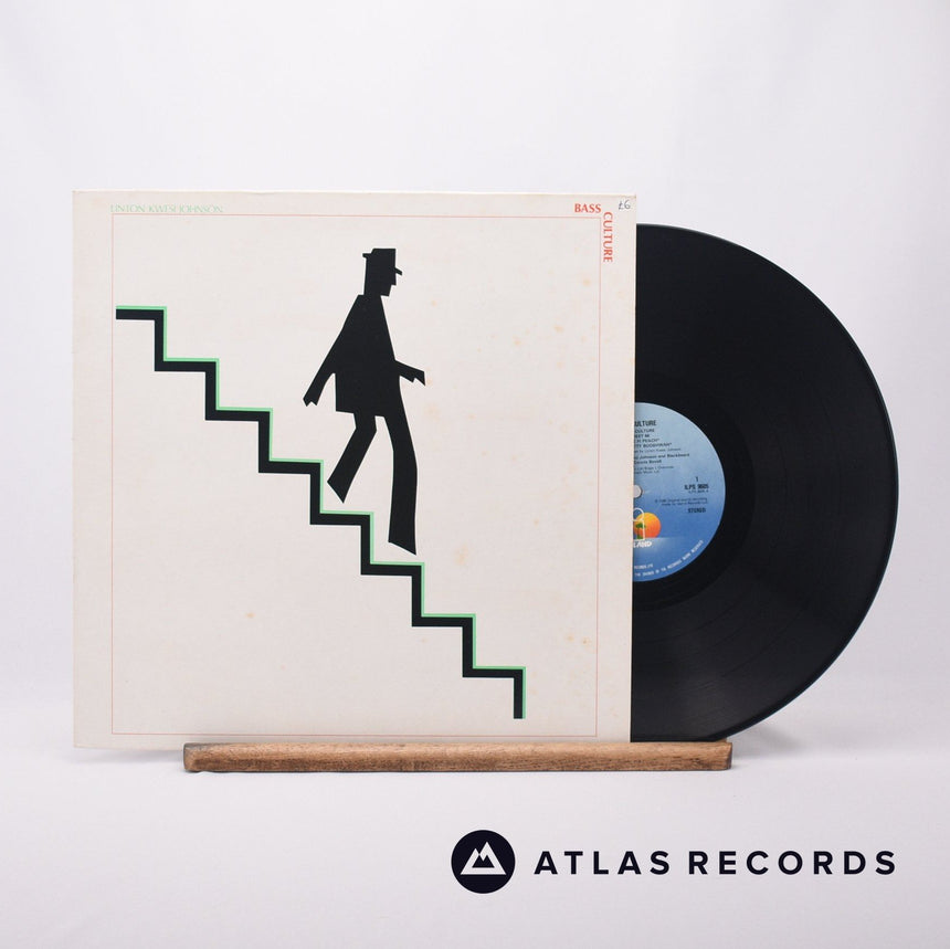Linton Kwesi Johnson Bass Culture LP Vinyl Record - Front Cover & Record