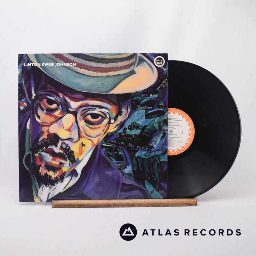 Linton Kwesi Johnson Reggae Greats LP Vinyl Record - Front Cover & Record