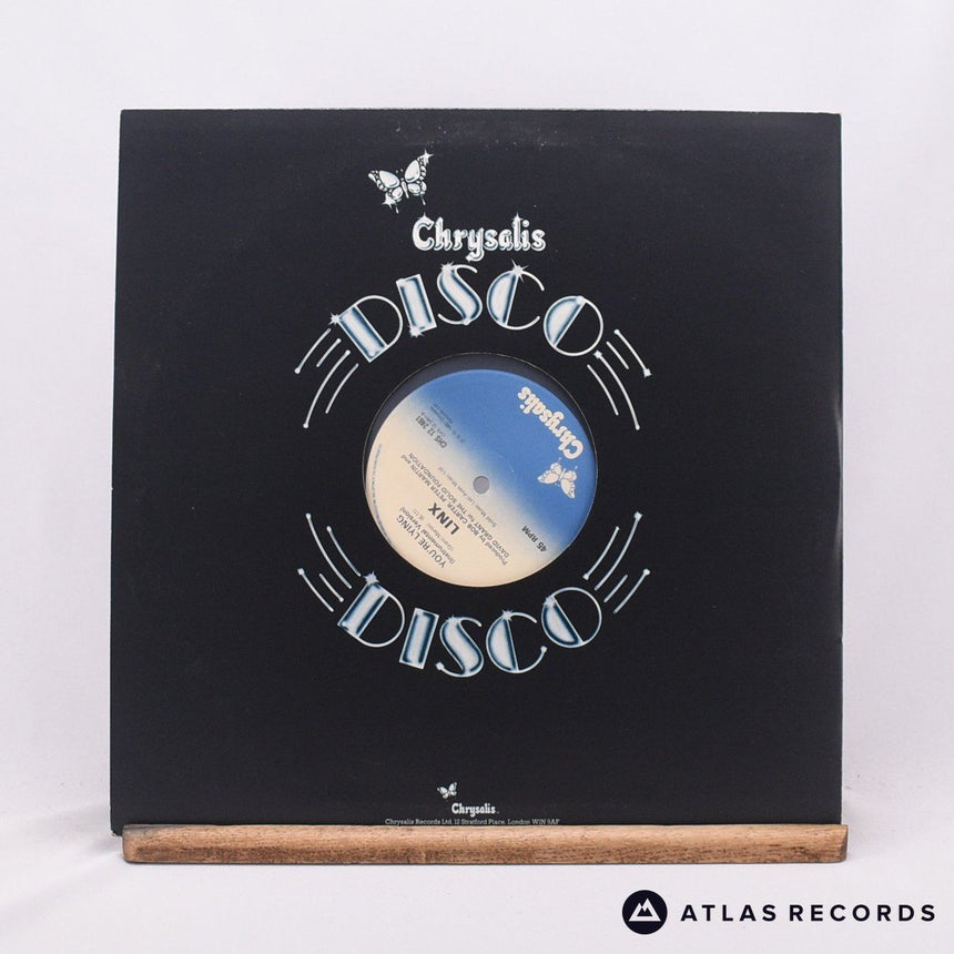 Linx - You're Lying - Die-Cut Sleeve 12" Vinyl Record - EX/VG+