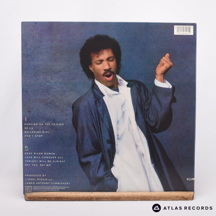 Lionel Richie - Dancing On The Ceiling - Embossed Sleeve LP Vinyl Record - EX/EX