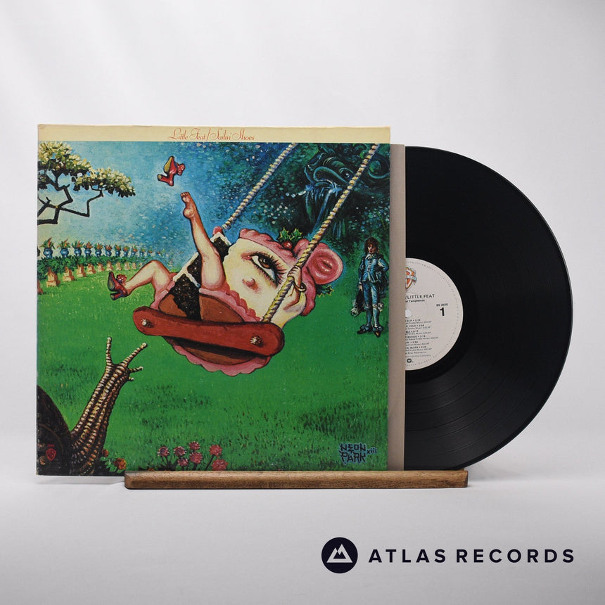 Little Feat Sailin' Shoes LP Vinyl Record - Front Cover & Record