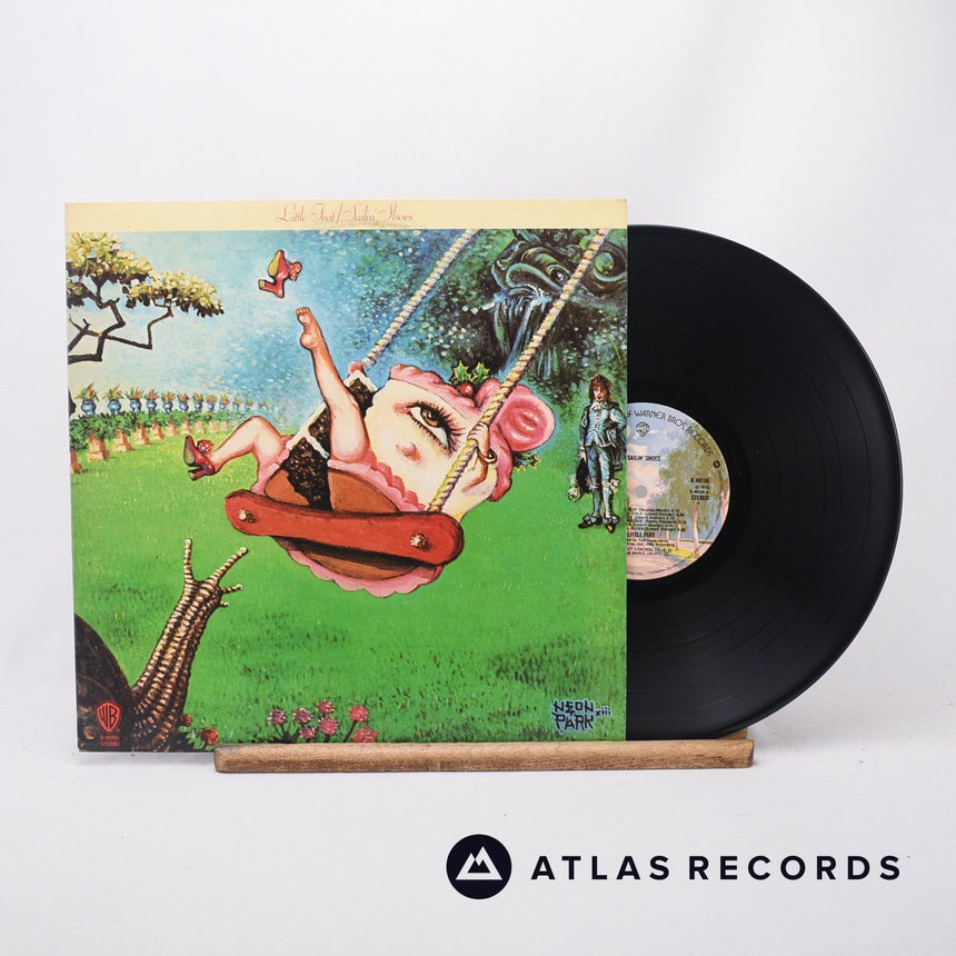 Little Feat Sailin' Shoes LP Vinyl Record - Front Cover & Record