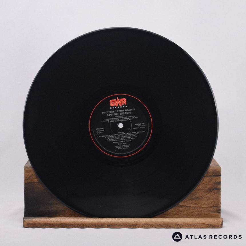 Living Death - Protected From Reality - Porky A1 B1 LP Vinyl Record - EX/VG+