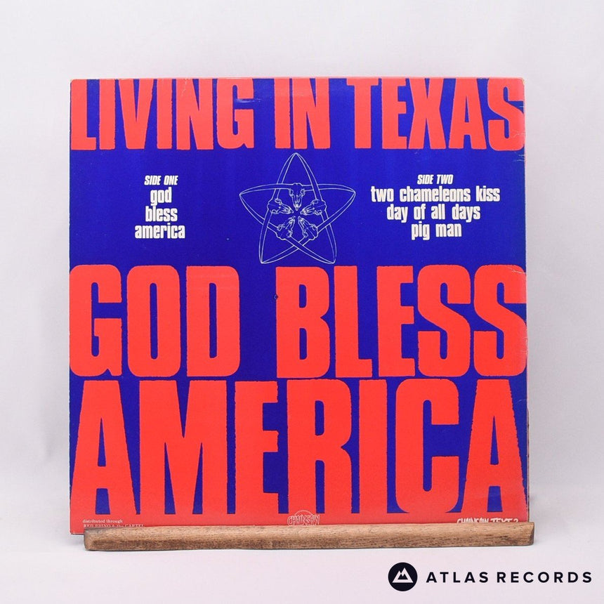 Living In Texas - God Bless America - 12" Vinyl Record - VG+/EX