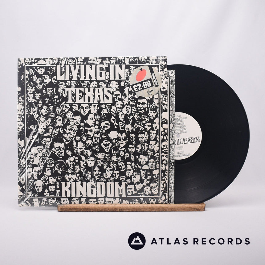 Living In Texas Kingdom 12" Vinyl Record - Front Cover & Record