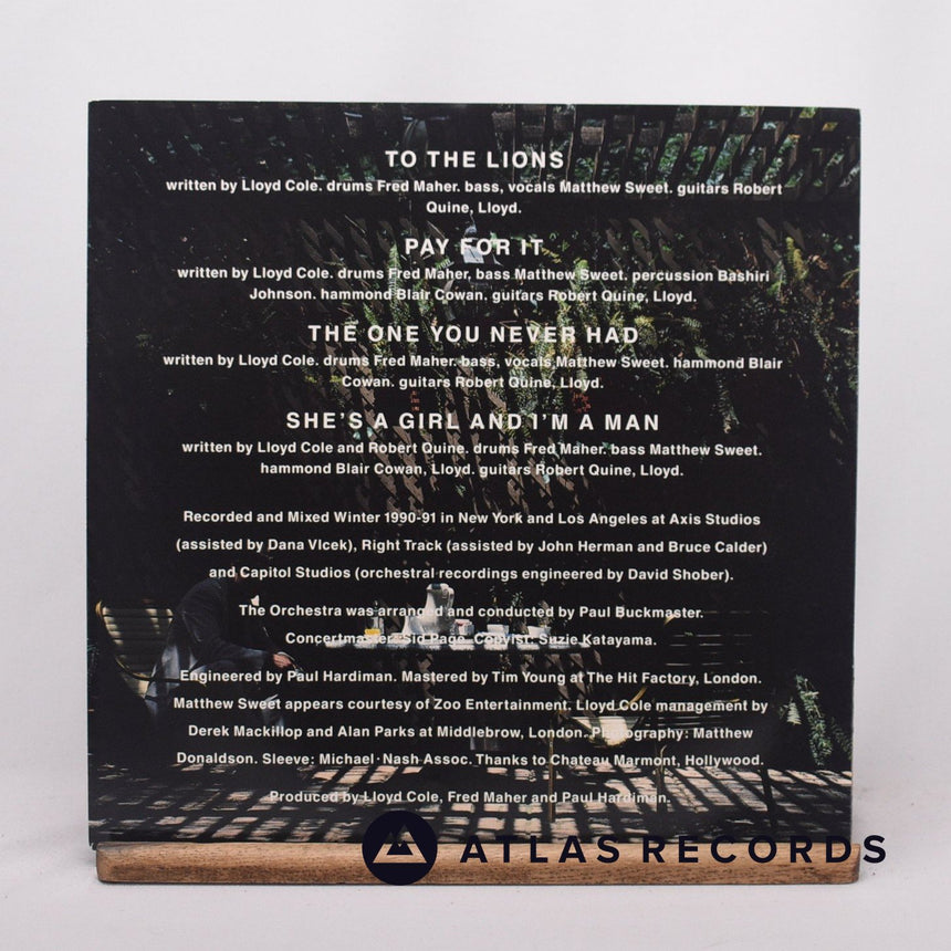 Lloyd Cole - Don't Get Weird On Me Babe - LP Vinyl Record - EX/VG+