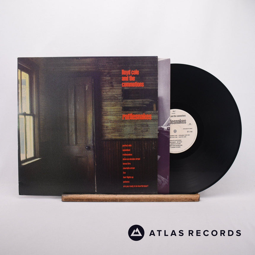 Lloyd Cole & The Commotions Rattlesnakes LP Vinyl Record - Front Cover & Record